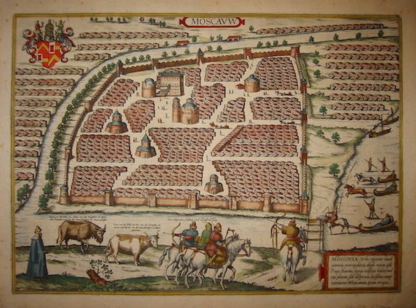 Braun Georg (1541-1622) - Hogenberg Franz (1535-1590) Moscauw 1576 Colonia
